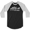 evolution of scuba divingfunny swim retro sea cool boat party 3/4 Sleeve Shirt