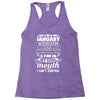 I Am A January Women Racerback Tank