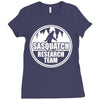 sasquatch research team Ladies Fitted T-Shirt