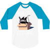 ninja cat 3/4 Sleeve Shirt