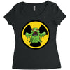 toxic monster Women's Triblend Scoop T-shirt