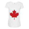canada international baseball Maternity Scoop Neck T-shirt