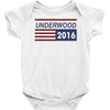 underwood 2016 flag house of cards Baby Onesie