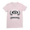 vintage quality without compromise 1978 aged to perfection Ladies Fitted T-Shirt