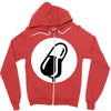 mic Zipper Hoodie