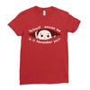 November Peeking Out Baby Boy Ladies Fitted T-Shirt