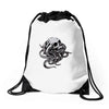 deep fear sea Drawstring Bags