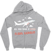 all you need is flight ticket Zipper Hoodie