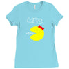 Mrs. Pacman Ladies Fitted T-Shirt