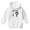 wait,what Youth Hoodie