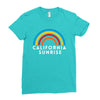 California Sunrise Ladies Fitted T-Shirt