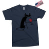 cat and wine Exclusive T-shirt