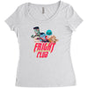 fright club Women's Triblend Scoop T-shirt