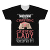 camping lady All Over Men's T-shirt