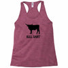 bull shirt funny small humor crude awesome beer tee cool geek nerd hum Racerback Tank