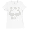 guns inc Ladies Fitted T-Shirt