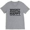 whiskey makes me happy you not so much V-Neck Tee
