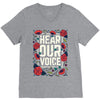 Women's March Hear Our Voice V-Neck Tee