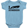 i shotgun zombies funny t shirt dead apocalypse s 3xl Baby Onesie