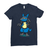 aura peeker Ladies Fitted T-Shirt