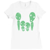kodama family ghibli Ladies Fitted T-Shirt