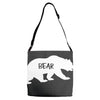 Bear Adjustable Strap Totes