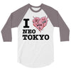 i love neo tokyo 3/4 Sleeve Shirt