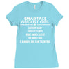 Smartass August Girl Ladies Fitted T-Shirt