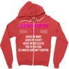 Gemini Woman Zipper Hoodie