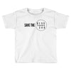 save the manual transmissions black (stick shift) Toddler T-shirt
