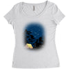 Mufasa and Simba Camp Women's Triblend Scoop T-shirt