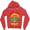 burger fever Zipper Hoodie