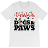 christmas dogs and paws T-Shirt