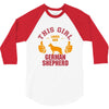 This Girl Loves Her German Shepherd 3/4 Sleeve Shirt