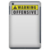 warning offensive mens funny iPad Mini