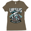 polar bear hunting Ladies Fitted T-Shirt