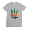 Happy Camper Ladies Fitted T-Shirt