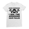 good morning Ladies Fitted T-Shirt