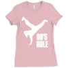 80's rule break dancer Ladies Fitted T-Shirt