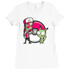 po gir mon Ladies Fitted T-Shirt