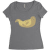 anjing laut Women's Triblend Scoop T-shirt