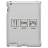 eat,sleep,game iPad 3 and 4 Case
