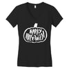 happy halloween 5 Women's V-Neck T-Shirt