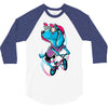 dog biker 3/4 Sleeve Shirt