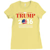 trump 2016 presidential Ladies Fitted T-Shirt