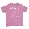 lick the tip shirt by the savage chef Youth Tee