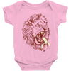 banana eating lion Baby Onesie