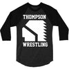 Thompson High School Wrestling (Vision Quest) 3/4 Sleeve Shirt