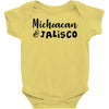 michoacan and jalisco Baby Bodysuit