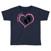 Baby Girl with Heart Any Name Customized Toddler T-shirt